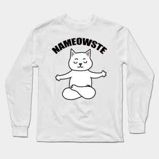 Nameowste Cute Cat Long Sleeve T-Shirt